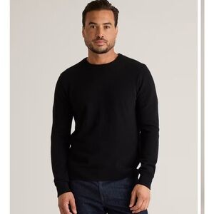 Gran Sasso Wool/Cashmere Black Pullover Sweater